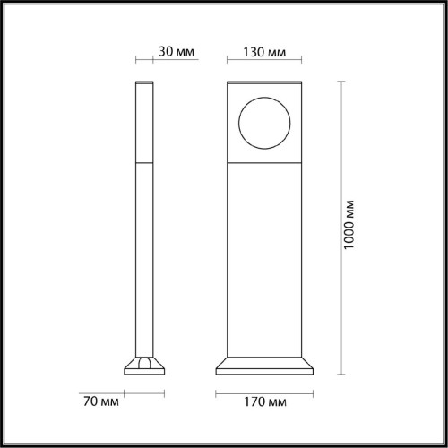 Ландшафтный светильник Odeon Light Como 6653/10GL дополнительное фото фото 2