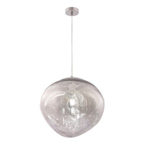 Подвесной светильник Crystal Lux MALAGA SP1 D360 CHROME изображение в интернет-магазине Cramer Light