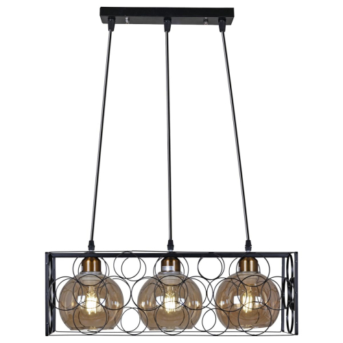 Подвесная люстра Reluce 04348-0.4-03 BK изображение в интернет-магазине Cramer Light