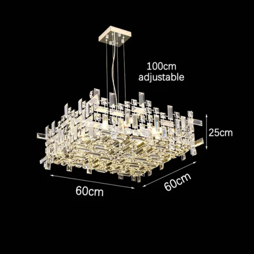 Подвесная люстра Delight Collection P7838-W60 chrome изображение в интернет-магазине Cramer Light фото 8