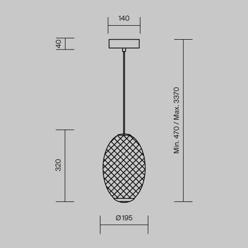 Подвесной светильник Maytoni Bruma MOD397PL-L14B3K изображение в интернет-магазине Cramer Light фото 6