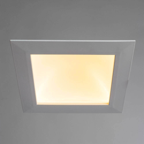 Встраиваемый светодиодный светильник Arte Lamp Riflessione A7416PL-1WH изображение в интернет-магазине Cramer Light фото 5