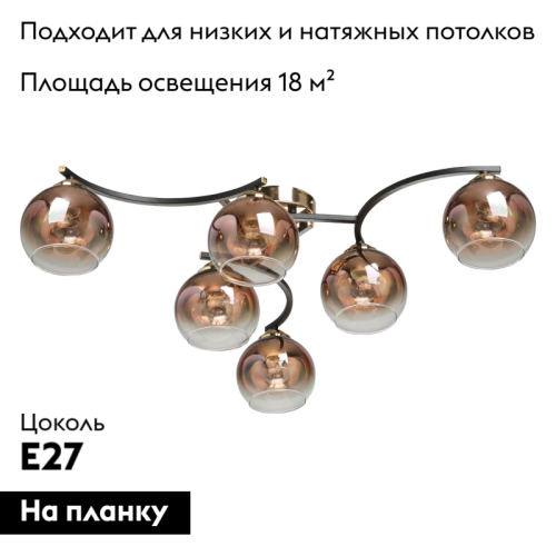 Потолочная люстра De Markt Вита 220013306 изображение в интернет-магазине Cramer Light фото 2