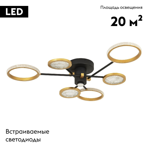 Потолочная люстра LED4U L3123-6 изображение в интернет-магазине Cramer Light фото 2