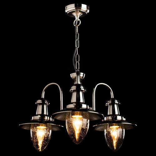 Подвесная люстра Arte Lamp Fisherman A5518LM-3SS изображение в интернет-магазине Cramer Light фото 3