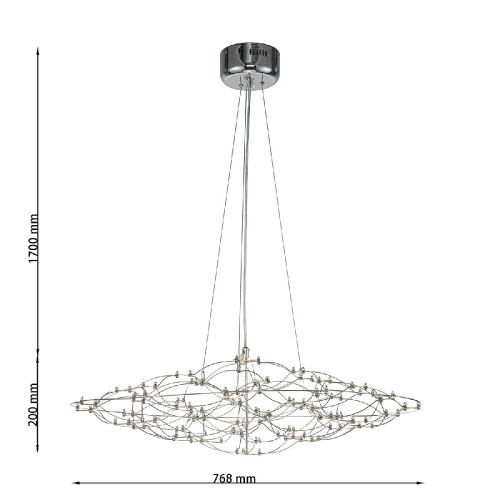 Подвесная люстра Favourite Thinner 4305-8P изображение в интернет-магазине Cramer Light фото 3