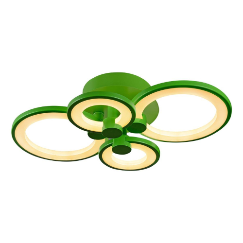 Потолочная светодиодная люстра iLedex Ring A001/4 Green изображение в интернет-магазине Cramer Light фото 2