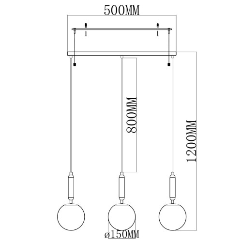 Подвесной светильник Moderli Scrumbel V6041-3P изображение в интернет-магазине Cramer Light фото 2