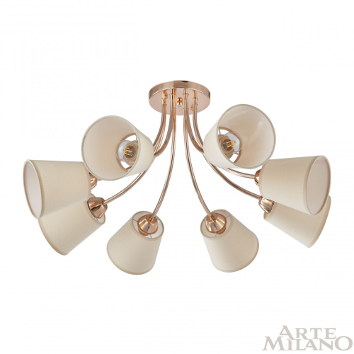 Потолочная люстра Arte Milano Napoli 339546/8 FGD изображение в интернет-магазине Cramer Light фото 7