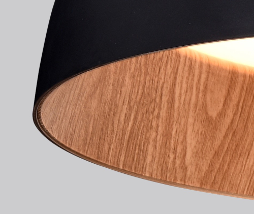 Потолочный светильник Delight Collection C0207-500A black/wood изображение в интернет-магазине Cramer Light фото 2