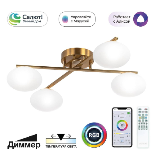 Потолочная люстра Citilux Atman smart CL226A143 изображение в интернет-магазине Cramer Light