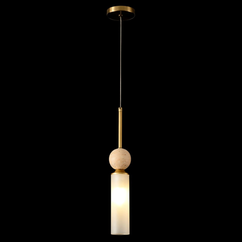 Подвесной светильник Crystal Lux SIMPLY SP1 BRASS изображение в интернет-магазине Cramer Light фото 5