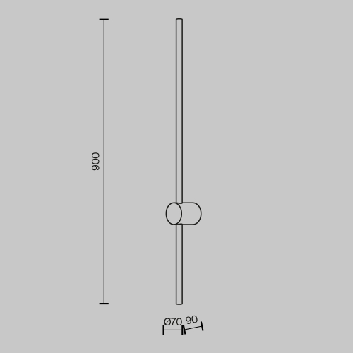 Настенный светильник Maytoni Light stick MOD237WL-L11BS3K изображение в интернет-магазине Cramer Light фото 5
