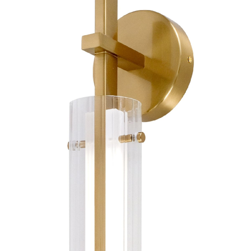 Настенный светильник Indigo Vitreo 11067/1W Brass V000177L изображение в интернет-магазине Cramer Light фото 2