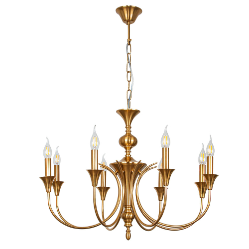 Подвесная люстра Arte Lamp Collinetta A4094LM-8PB изображение в интернет-магазине Cramer Light