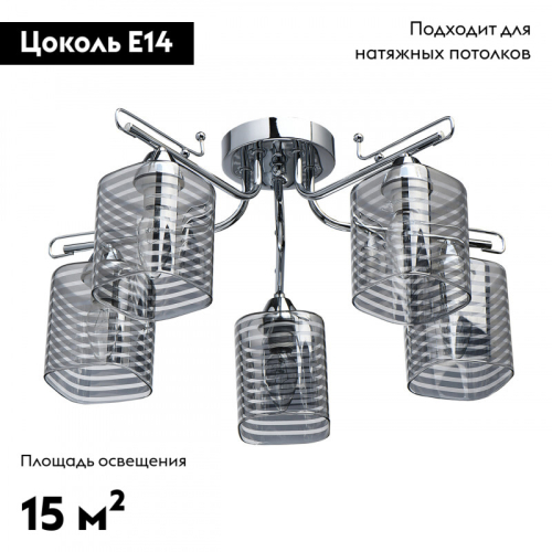 Потолочная люстра DeMarkt 638019705 изображение в интернет-магазине Cramer Light фото 2