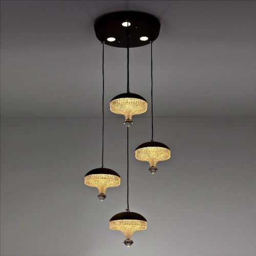 Каскадная люстра LED4U 2067 coffee изображение в интернет-магазине Cramer Light фото 3