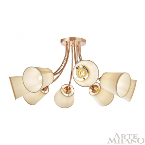 Потолочная люстра Arte Milano Napoli 339546/8 FGD изображение в интернет-магазине Cramer Light фото 7