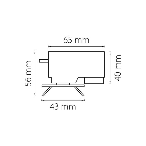 Адаптер для шинопровода Lightstar Asta 592026 изображение в интернет-магазине Cramer Light фото 2