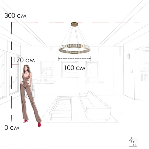 Подвесная люстра Loft IT Manhattan 10415/1000 изображение в интернет-магазине Cramer Light фото 11