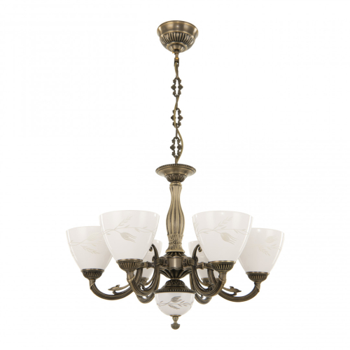 Подвесная люстра Arte Milano 343659/6 AB изображение в интернет-магазине Cramer Light