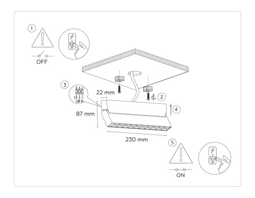 Настенно-потолочный светильник Ambrella Light Move TA1829 изображение в интернет-магазине Cramer Light фото 6