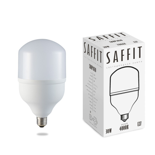 Лампа светодиодная Saffit SBHP1030 E27 30W 4000K 55090 изображение в интернет-магазине Cramer Light