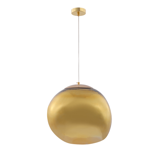 Подвесной светильник Crystal Lux MALAGA SP1 D360 GOLD изображение в интернет-магазине Cramer Light фото 3