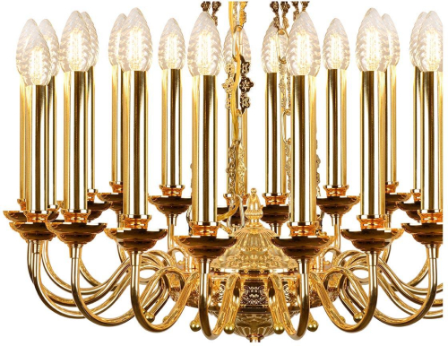 Подвесная люстра iLamp Louvre MD8551-20 GD изображение в интернет-магазине Cramer Light фото 3