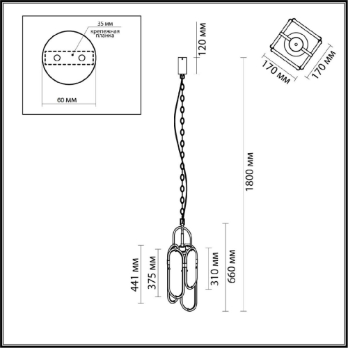 Подвесная люстра Odeon Light Milano 7066/15L изображение в интернет-магазине Cramer Light фото 6