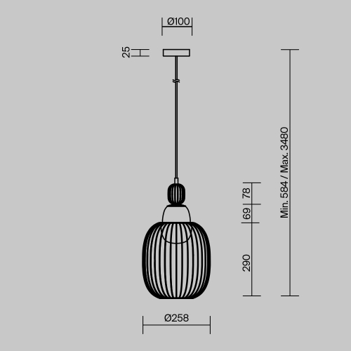 Подвесной светильник Maytoni Levitation MOD376PL-01G1 изображение в интернет-магазине Cramer Light фото 8