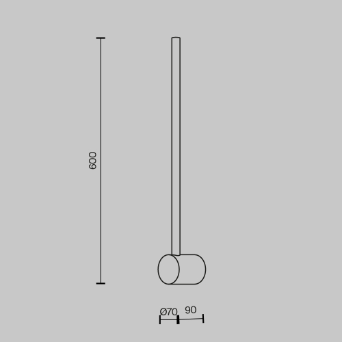 Настенный светильник Maytoni Light stick MOD237WL-L6BS3K изображение в интернет-магазине Cramer Light фото 3