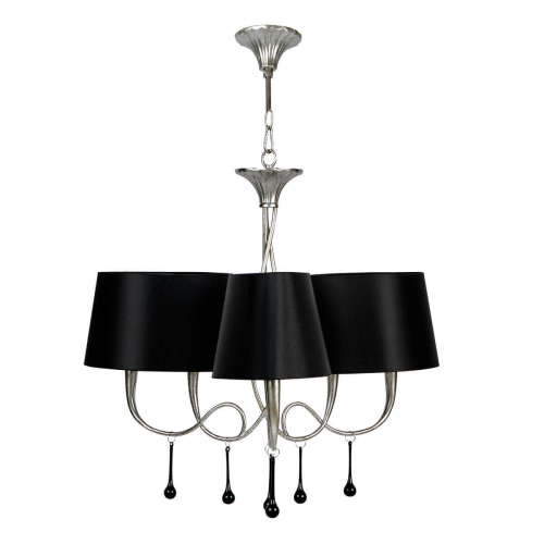 Подвесная люстра Mantra Paola Painted Silver 3530 изображение в интернет-магазине Cramer Light фото 4