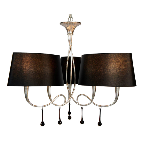 Подвесная люстра Mantra Paola Painted Silver 3530 изображение в интернет-магазине Cramer Light фото 6