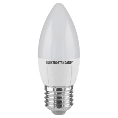 Лампа светодиодная Elektrostandard E27 8W 3300K свеча матовая 4690389152337 изображение в интернет-магазине Cramer Light