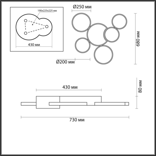 Потолочная люстра Lumion Norbert 5253/99CL изображение в интернет-магазине Cramer Light фото 3