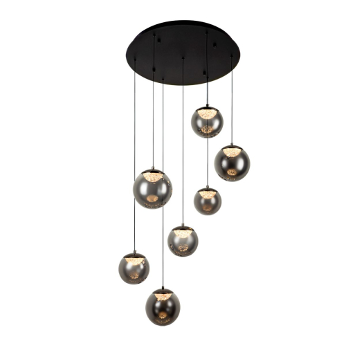 Подвесной светильник Modelux ML.2338.7 BK изображение в интернет-магазине Cramer Light