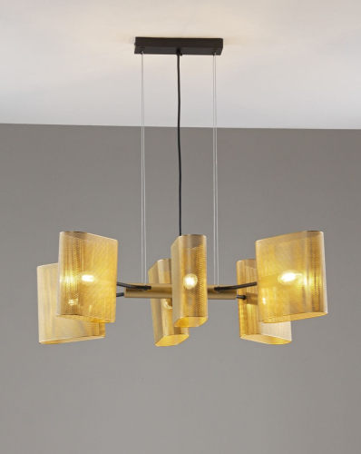 Подвесная люстра Moderli Metalicana V11814-6P изображение в интернет-магазине Cramer Light фото 2