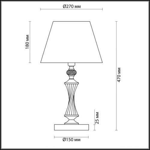 Настольная лампа Lumion Kimberly 4408/1T изображение в интернет-магазине Cramer Light фото 3