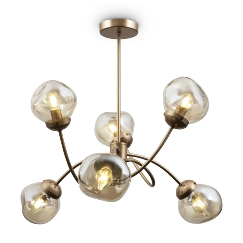 Люстра на штанге Freya Volani FR8017PL-06MG изображение в интернет-магазине Cramer Light