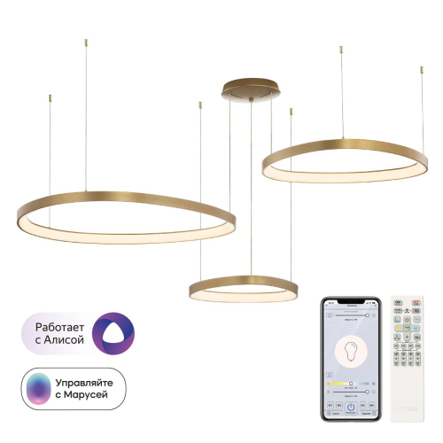 Подвесная люстра Citilux Genka Smart CL756A092 изображение в интернет-магазине Cramer Light