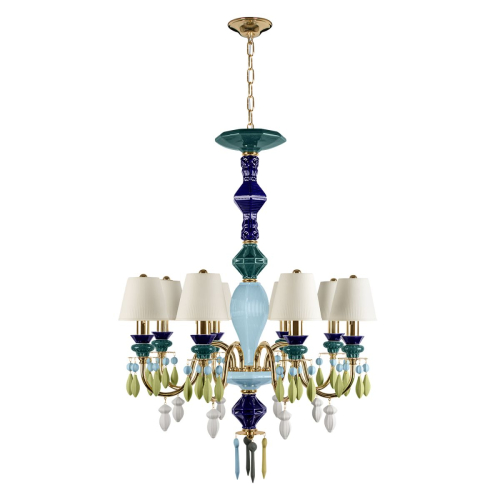 Подвесная люстра Loft IT Grace 10203/8 Green изображение в интернет-магазине Cramer Light