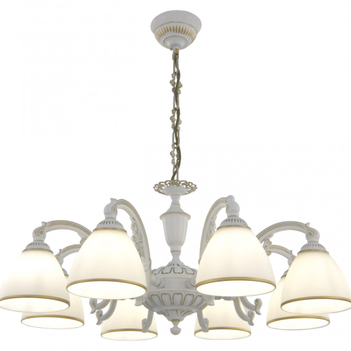 Подвесная люстра Arte Milano 341837/8 WT+G изображение в интернет-магазине Cramer Light фото 5