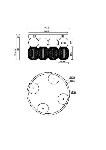 Потолочный светильник Maytoni Drop MOD273CL-L60G3K изображение в интернет-магазине Cramer Light фото 6