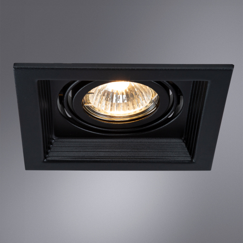 Встраиваемый светильник Arte Lamp Canis A6661PL-1BK изображение в интернет-магазине Cramer Light фото 4