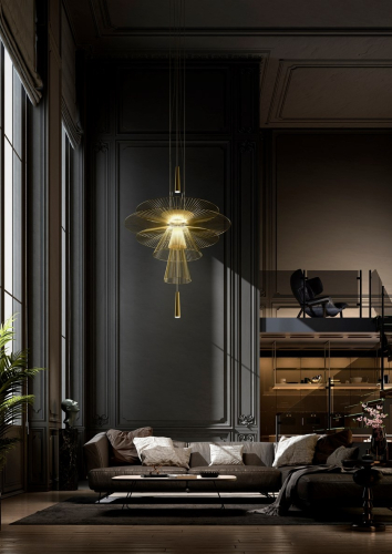 Подвесной светильник iLamp Lotus 8713P/S MGL изображение в интернет-магазине Cramer Light фото 2