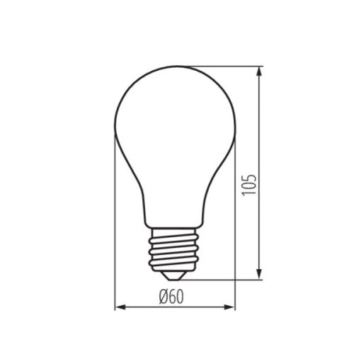 Лампа светодиодная Kanlux Xled E27 7W 2700К 29634 изображение в интернет-магазине Cramer Light фото 3