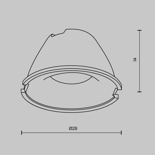 Линза Maytoni Downlight LensD28-24 изображение в интернет-магазине Cramer Light фото 5