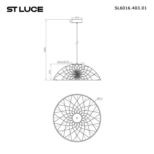 Подвесной светильник ST Luce Bound SL6016.403.01 изображение в интернет-магазине Cramer Light фото 8