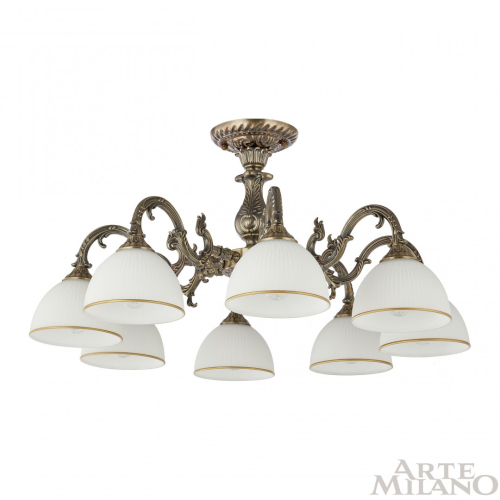 Потолочная люстра Arte Milano 346410/8 AB изображение в интернет-магазине Cramer Light фото 4
